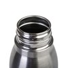 axentia Stainless Steel Water Bottle, Silver, Approx. 1 Litre