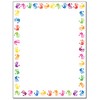 Childrens Hands Border Stationery - 8.5 x 11-60 Letterhead Sheets