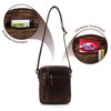 ekavale Men's Leather Shoulder Bag - Shoulder Bag for Men,