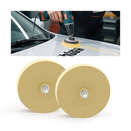 Mandark 2PCS Car Decal Remover Eraser Wheel, 4 Inch Rubber Adhesive Tire Emblem Removing with Drill Adapter for Pinstripes Graphics, Auto Clean Tool Accessories, Universal Fit
