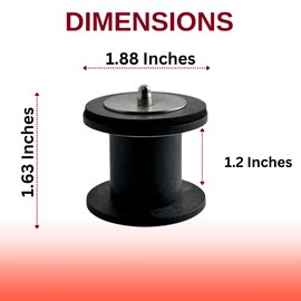 Swimables 1.5 Inch Check Valve Seat Replacement Compatible With V20-069 | 316 Stainless Steel Seat Base | Compatible With Ortega Check Valve Parts 073503