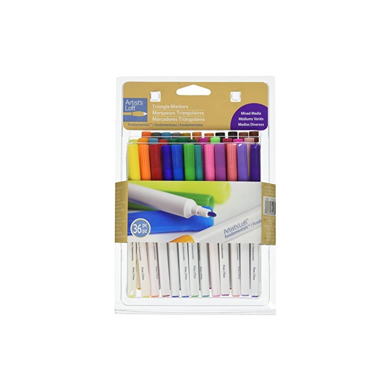 Artist's Loft Fundamentals Triangle Markers Set 36 Piece by Artists