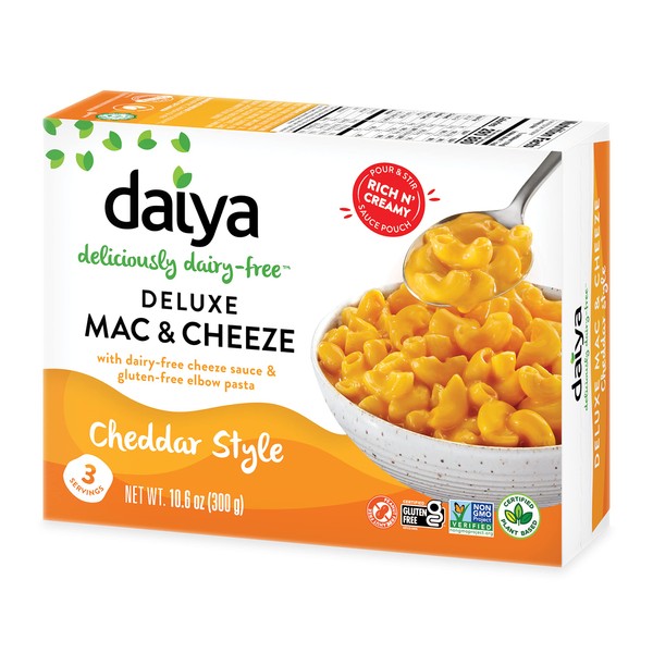 Daiya Dairy Free Gluten Free Cheddar Style Vegan Mac and Cheese, 10.6 Ounce (Pack Of 8)