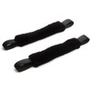 1" x 18" PowerTye® Sheepskin Soft-Tye Hook Extensions, Black (Pair)
