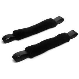 1" x 18" PowerTye® Sheepskin Soft-Tye Hook Extensions, Black (Pair)