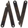 Jiozermi 2Pcs Bronze Lid Support Hinges, Left and Right Folding