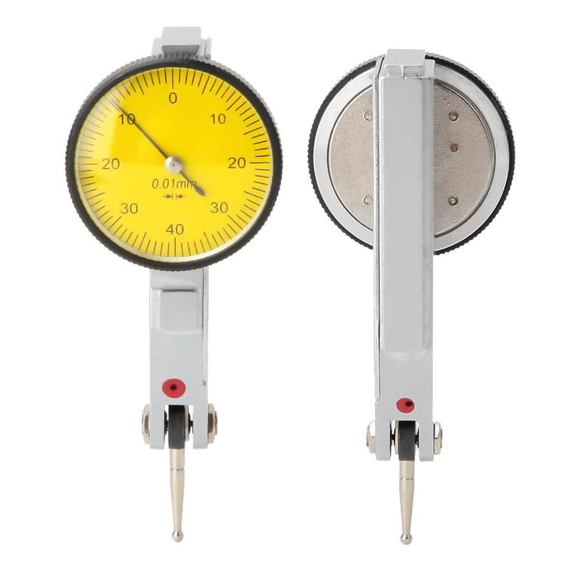 0-0.8mm Dial Test Indicator, 0.01mm High Precision Dovetail Rails Dial