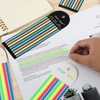 1280Pcs Highlighter Tape, Transparent Sticky Long Page Markers Tabs Neon