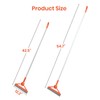 MAVRIZ Air Broom with Removable Rubber Strip and Broom Bristle,