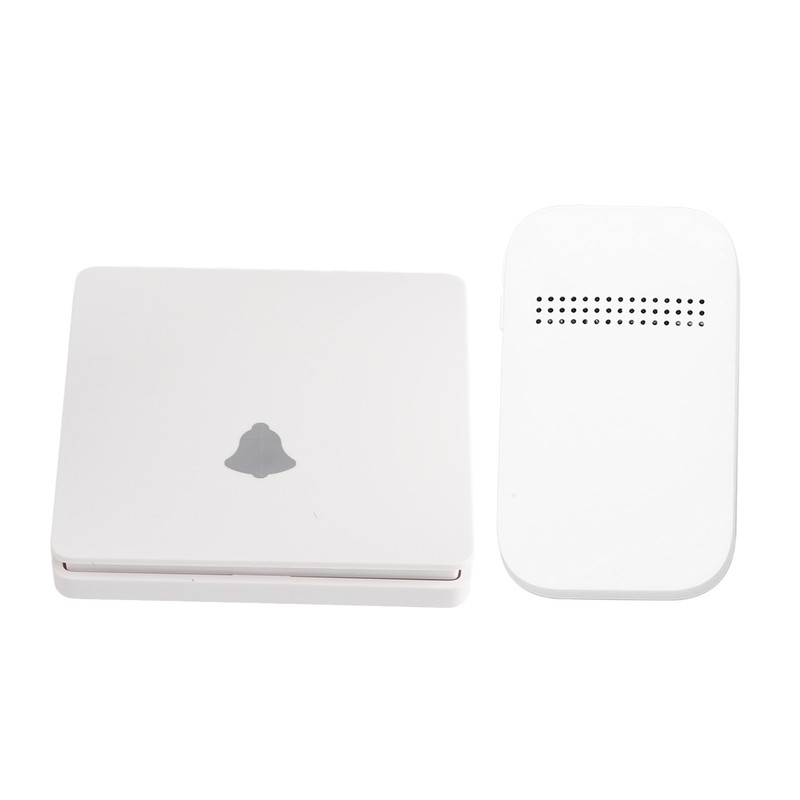 Wireless Doorbell Battery Free 86 Switch Plate 433MHz IP68 Waterproof