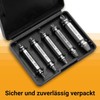 TOOLMAYS Screw Extractor Set, 5 Pieces Left Extractor Set, Max.