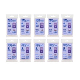 T.TAIO Esponjabón Lavanda 2 en 1 Jabón con Esponja Integrada, Exfoliación Suave Corporal, Color Morado, Pack 10 Piezas
