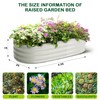 2 Pcs 4.5x2x1ft Galvanized Raised Garden Bed Outdoor,Planters for Outdoor
