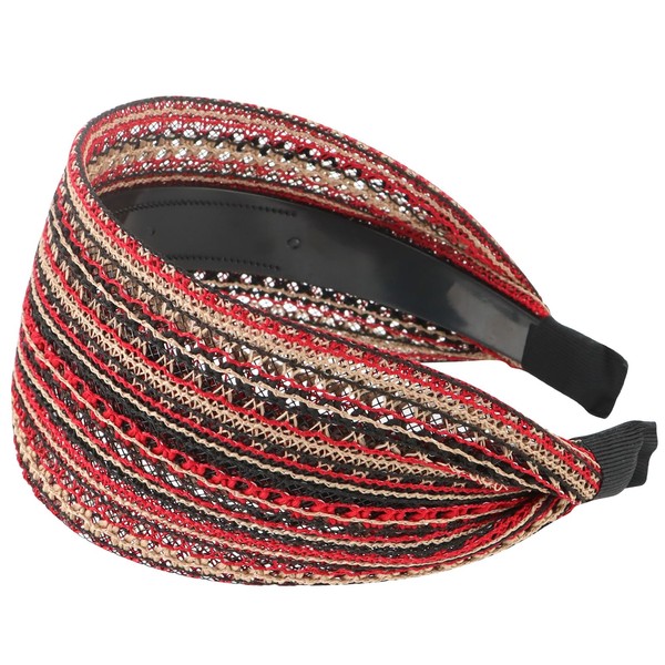 ACO-UINT Hairband, Boho Style Headbands for Women, Non-slip Wide Head