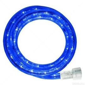 Queens of Christmas 10MM 18' Spool of Blue Ropelight 150' LED Rope Light