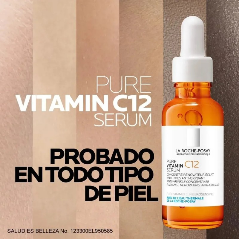 La Roche Posay Pure Vitamin C12 Serum Todo Tipo De