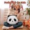 YIIQUWEN Panda Plush, Stuffed Animal Set with 4 Baby Pandas,