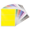 YIKIADA 10 Colour Rectangular Sticky Sticker 4 × 2 Inch