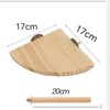 Guijinhao 4 Pcs Parrot Platform, Natural Wood Bird Wooden Perch