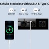 JIMEIDA Glass Socket with USB 20 W Fast Charging in