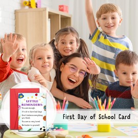 School Supplies for 1st 2nd 3rd Grade Students, Little Reminder Card for Students, Colleague Congrats Gifts, Friendship Thank You Appreciation Cards for Teacher Nurse, Proud of You Cards Friend