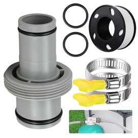 Pool Hose 38 mm Connector to 32 mm, Pool Hose Connector Pool Connection Set 38 mm, Pool Hose Connector, Pool Hose Connector Extension