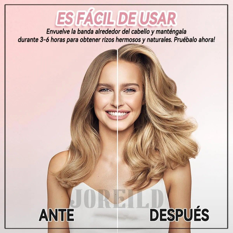 Kit 8pzs Ondas Rizos Sin Calor,rulos Sin Daos Para Cabello