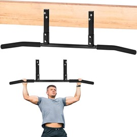 ATENTO Pull Up Bar, Chin Up Bars Ceiling Mount by Ultimate Body Press, Workout for Home Gym, Beam, Crossfit - Heavy-Duty, Foam Grip, Easy installation - Style: A.Joist Mounted Pull Up Bar