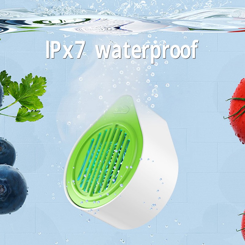 Fruit Vegetable Washing Machine ABS Household Capsule Shape Food Purifier