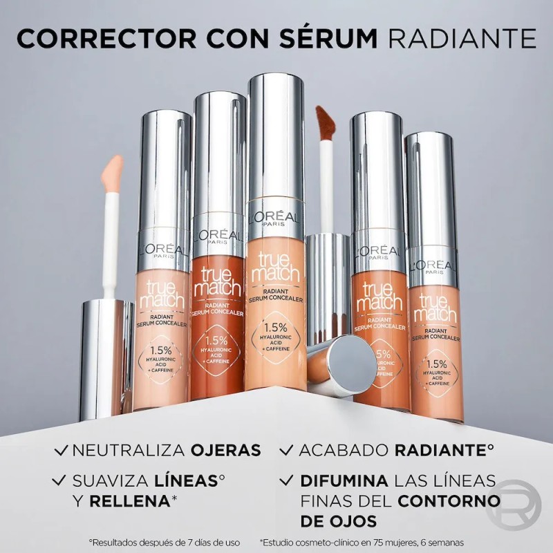 L'oréal Paris Corrector True Match Con Ácido Hialurónico Tono 3r