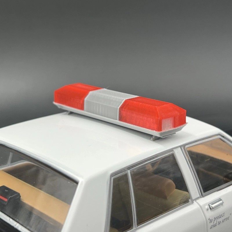 LED-Compatible Lightbar 1/18 Red Smith Wesson 8780 8880 8980 Lightbar
