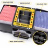 Automatic 2-Deck Card Shuffler, Battery Operated Electric Playing Card Shuffle