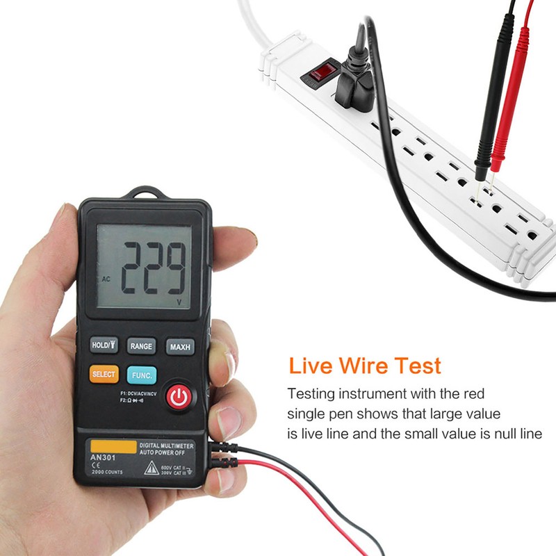 ANENG AN301 Digital Multimeter 1999 Counts Ture RMS AC /