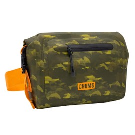 Chums Storm Downstream 4L LTD Hip Pack – Adjustable Fanny Pack For Men and Women (Fish Camo Green)