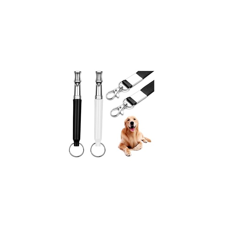 2 Pack Dog Whistle, Dog Whistles for Recall, Ultrasonic Stop