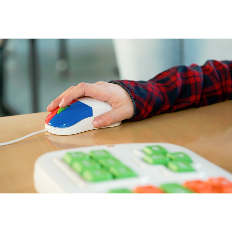 Clevy Kids Mouse - Colorful Ergonomic USB Computer and Laptop