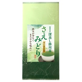 Fukamushi Kakegawa Tea Premium Tea Saemidori Green Tea Produced in Shizuoka Prefecture, Rare Excellent Variety, Low Astringent Mellow Taste, 3.5 oz (100 g) (1 Bag)