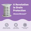 ShowerShroom the Revolutionary 2" Stand-Up Shower Stall Drain Protector Hair
