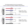 Mageway Waterproof 12VDC 24VDC Heavy Duty Magnetic Door Lock Gate