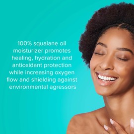 ClarityRx Nourish Your Skin 100% Squalane Moisturizing Oil, Natural Plant-Based Anti-Aging Face Oil with Antioxidants for Dry Skin (0.5 fl oz)