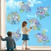 Diamond Window Art Craft Kits for Girls, 3D Kids Golden