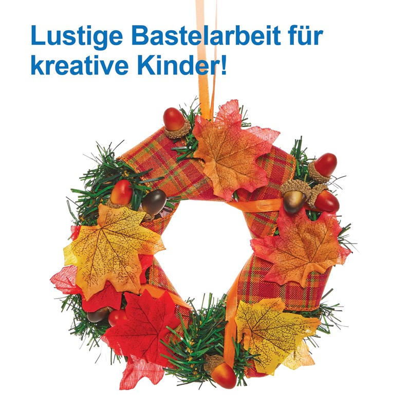 Baker Ross FN300 Autumn Wreaths Craft Kit - Craft Autumn