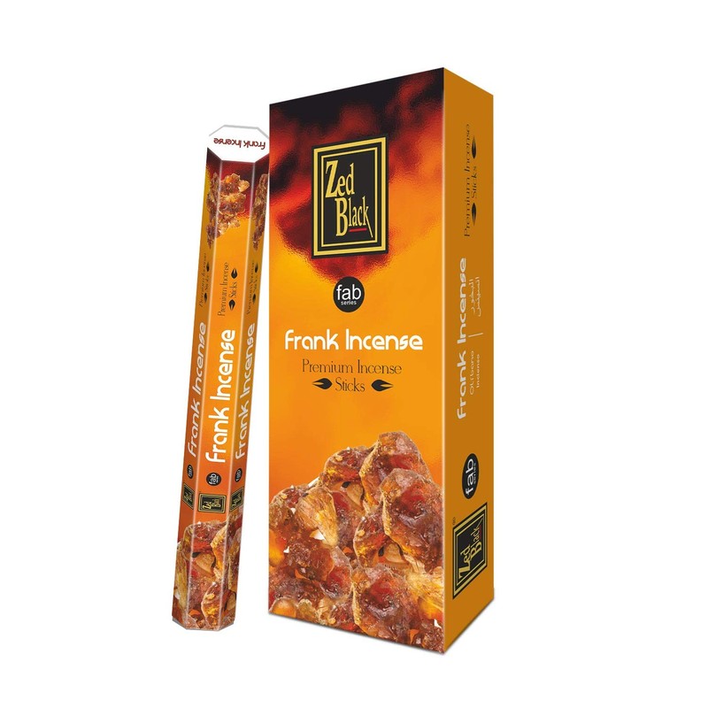 ZED Black Frank Incense Sticks - 20 Incense Sticks per