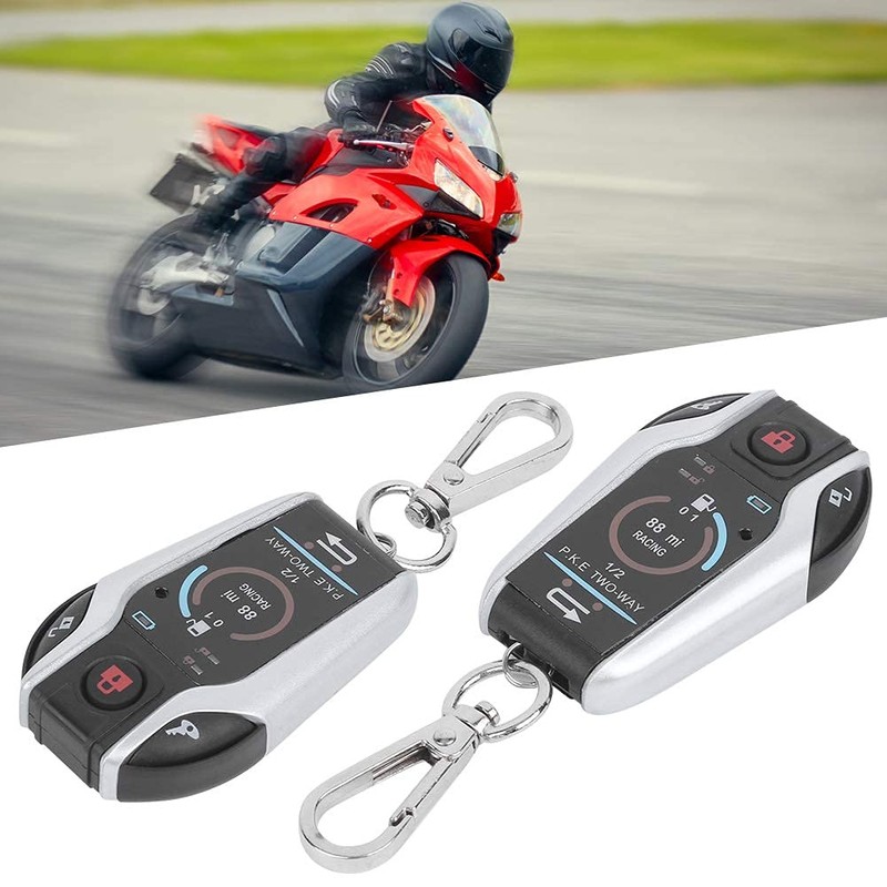 2 Way Alarm System Universal ABS Motorcycle Anti?Theft Remote Control