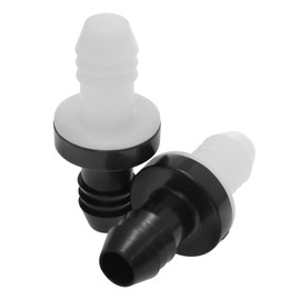 FINBe 3/8 "Barb Check Valve (10 mm) One-Way In-Line Barb Check Valve for Gas Liquefied Air 2PCS