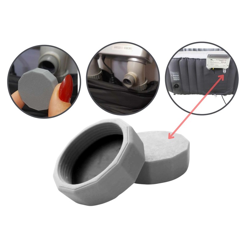 Airflow Stopper Cap Compatible with MSPA Only, Hose Pipe Blanking