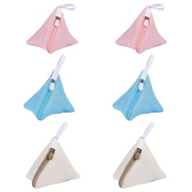 6 Pack Laundry Bag Set, Mesh Wash Bags for Delicates, Small Washing Bags for Travel and Home Use, Protective Cloth Laundry Pouch for Washing Machine