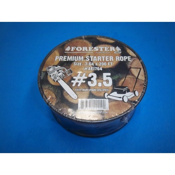 FORESTER NEW FORESTER 3.5 ROLL RECOIL STARTER ROPE FITS TILLERS