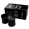 New - Nomnu Black Spiderweb Sugar and Creamer Set. Ceramic