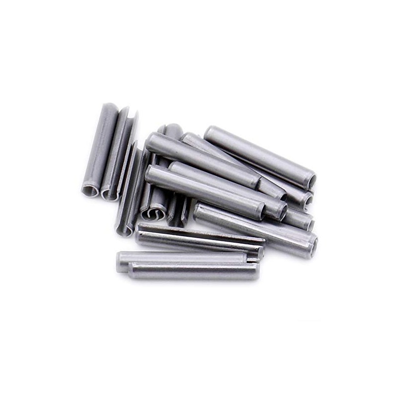 D3 (3mm x 8mm) Slotted Spring Pin (Heavy) - Stainless